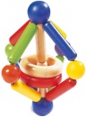 Multicoloured Wooden Rattle - WD1084
