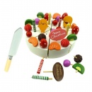 Wooden Slicing Birthday Cake - WD8009