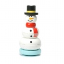Wooden Stacking Snowman - WD4373